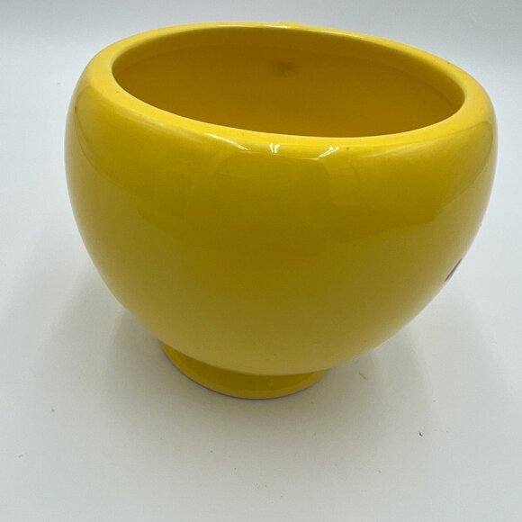 Teleflora USA Large Ceramic Yellow Smiley Happy Face Mug Coffee Cup 1970's Vinta - Picture 5 of 8